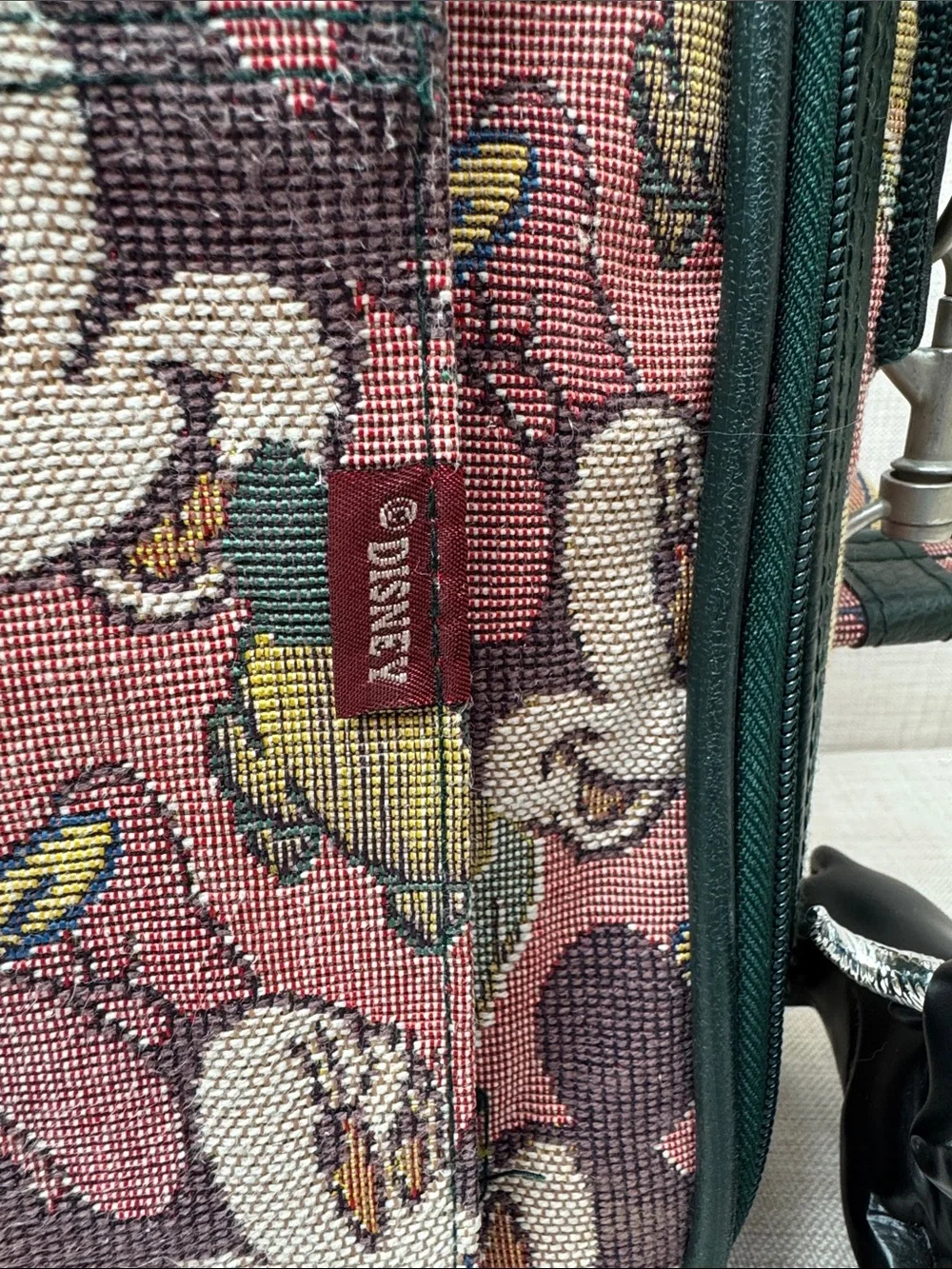 Disney Green Multi-Character Canvas Laptop Bag